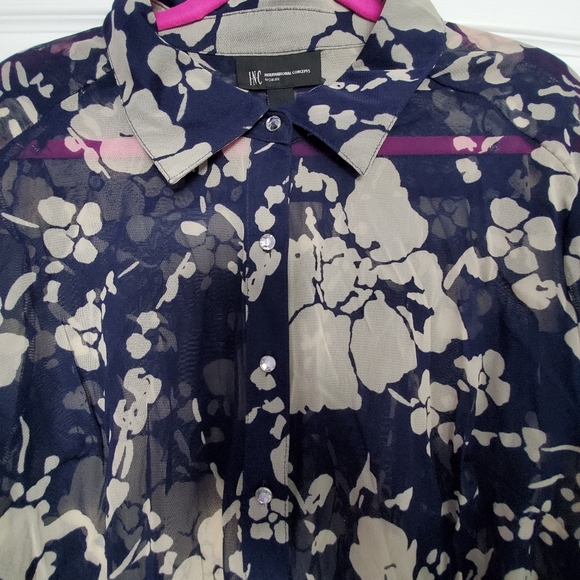 Sheer blouse with crystal buttons - Picture 5 of 5